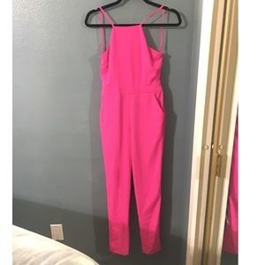 Bright Pink Jumpsuit! Wore once!